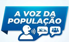 A voz da população
