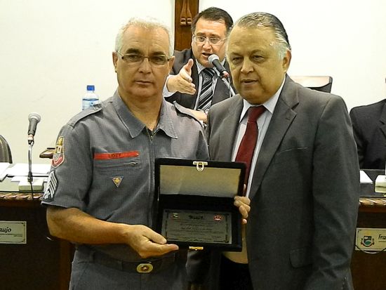Câmara entrega Título Bombeiro do Ano