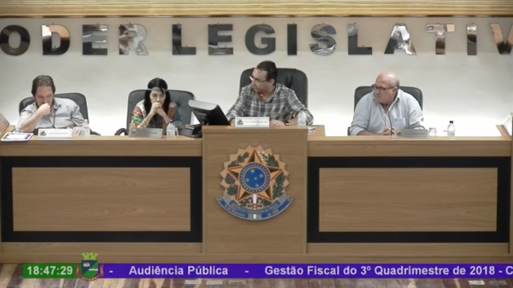Audiência Pública da Gestão Fiscal é realizada na Câmara