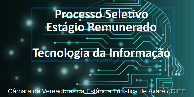 Câmara convoca estagiário em TI