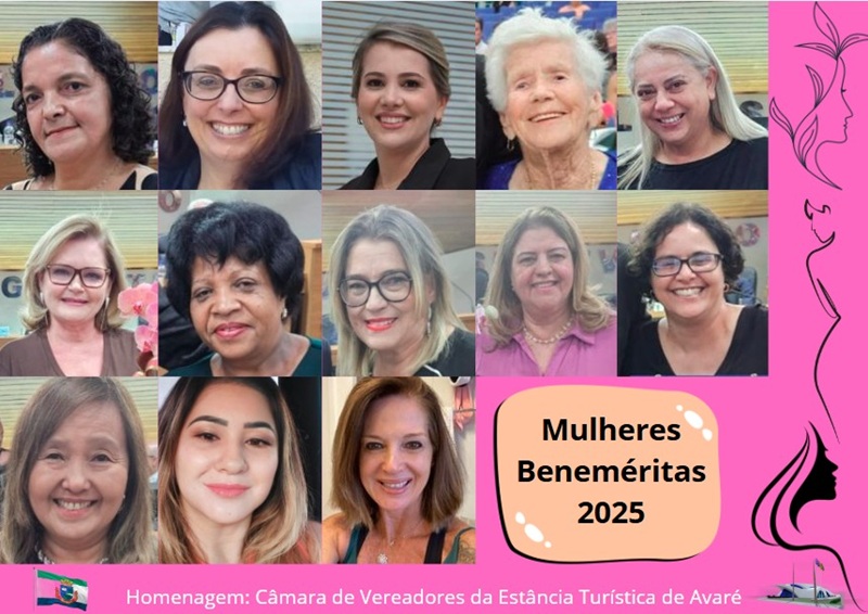 Câmara promoveu sessão solene para entrega do título de Mulher Benemérita